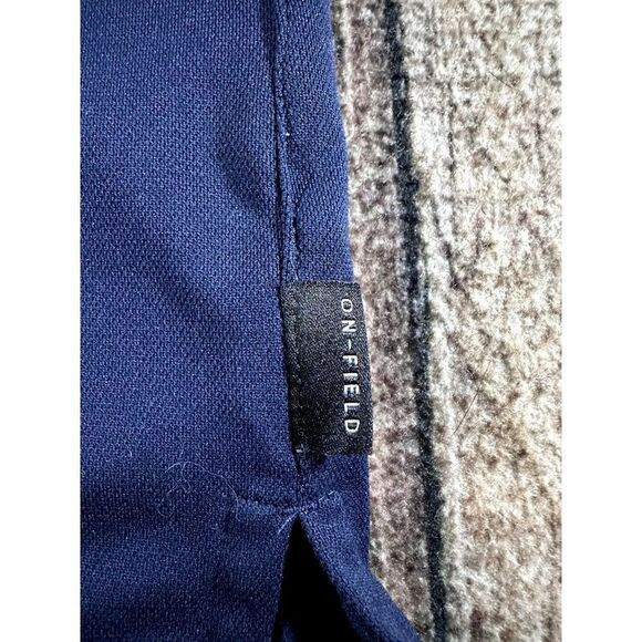 Nike Dri Fit On Field Blue Orange Denver Broncos Polo Shirt Men's Large Dri-Fit - Picture 9 of 12